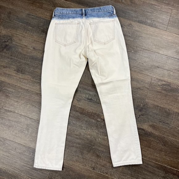 Gap Blue Ombre Girlfriend Jeans Pants Denim ((size 25)) - Picture 2 of 8